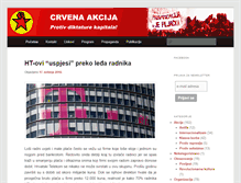 Tablet Screenshot of crvena-akcija.org